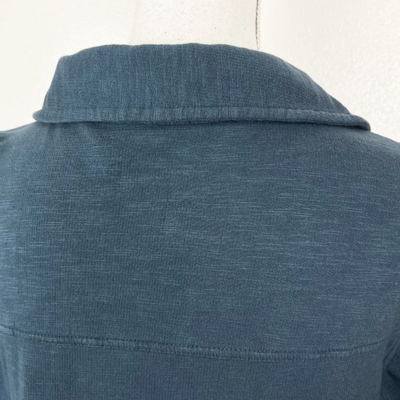 Cabela's Sweater Women Large Blue Button Up Utility Jacket Cotton Work Outdoor - Picture 11 of 11